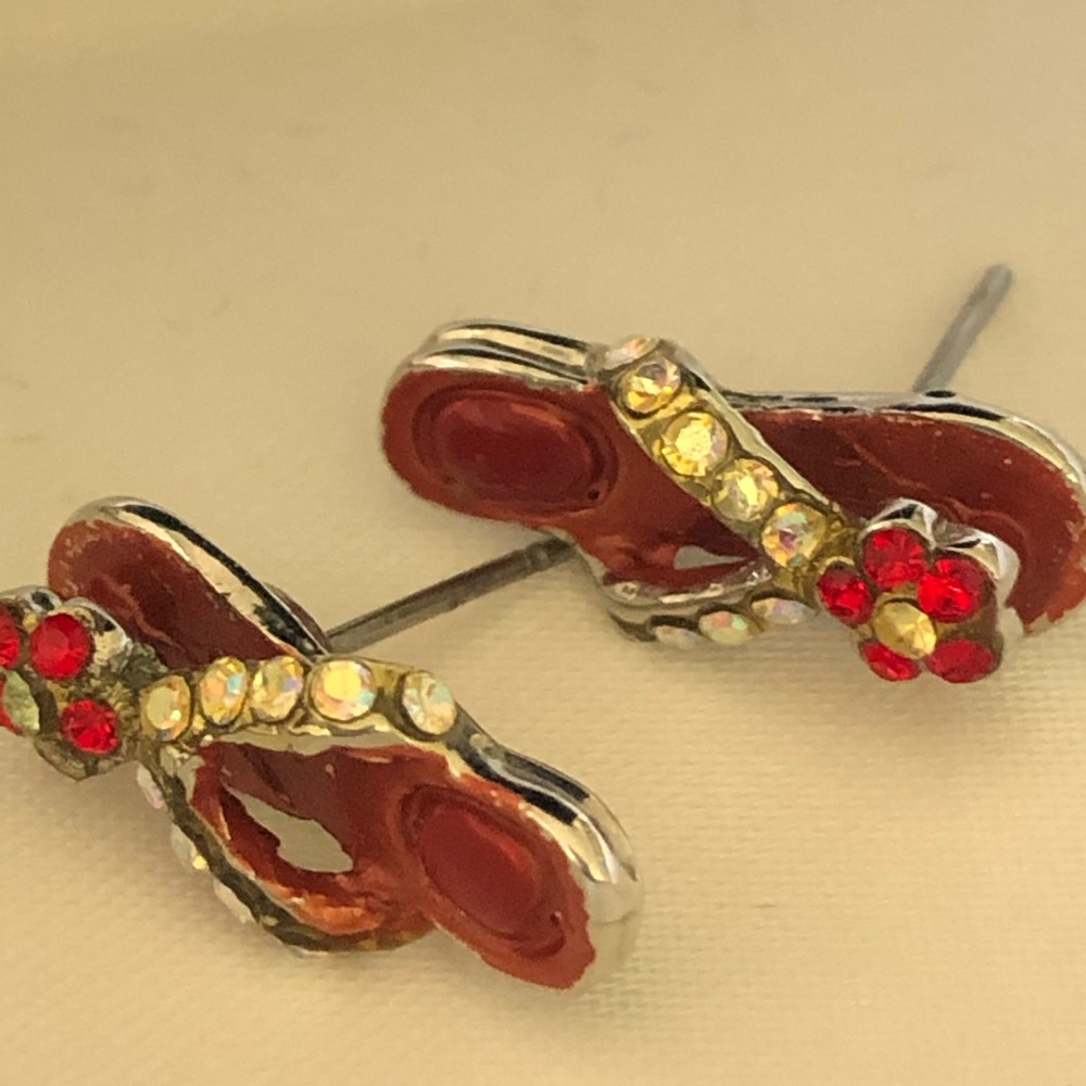 Flip flop earrings